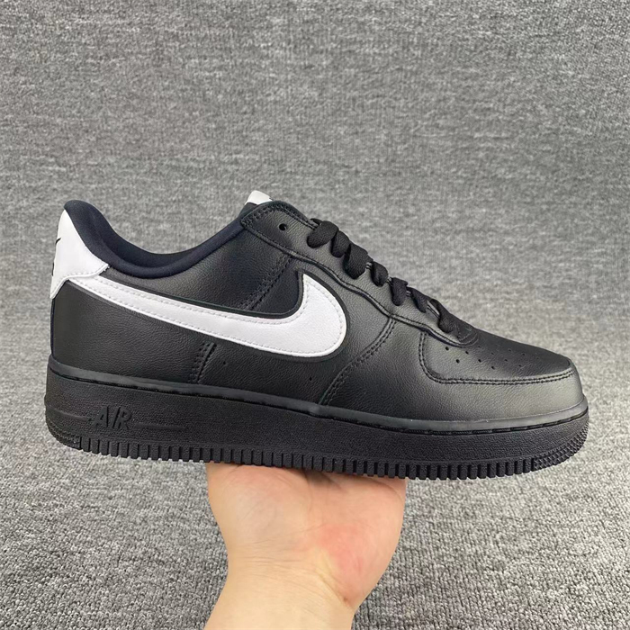 Women's Air Force 1 Black Shoes Top 0266